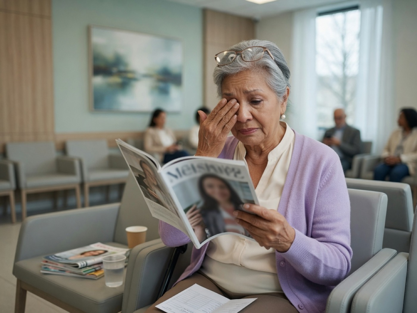 Dificuldade de leitura associada à degeneração macular