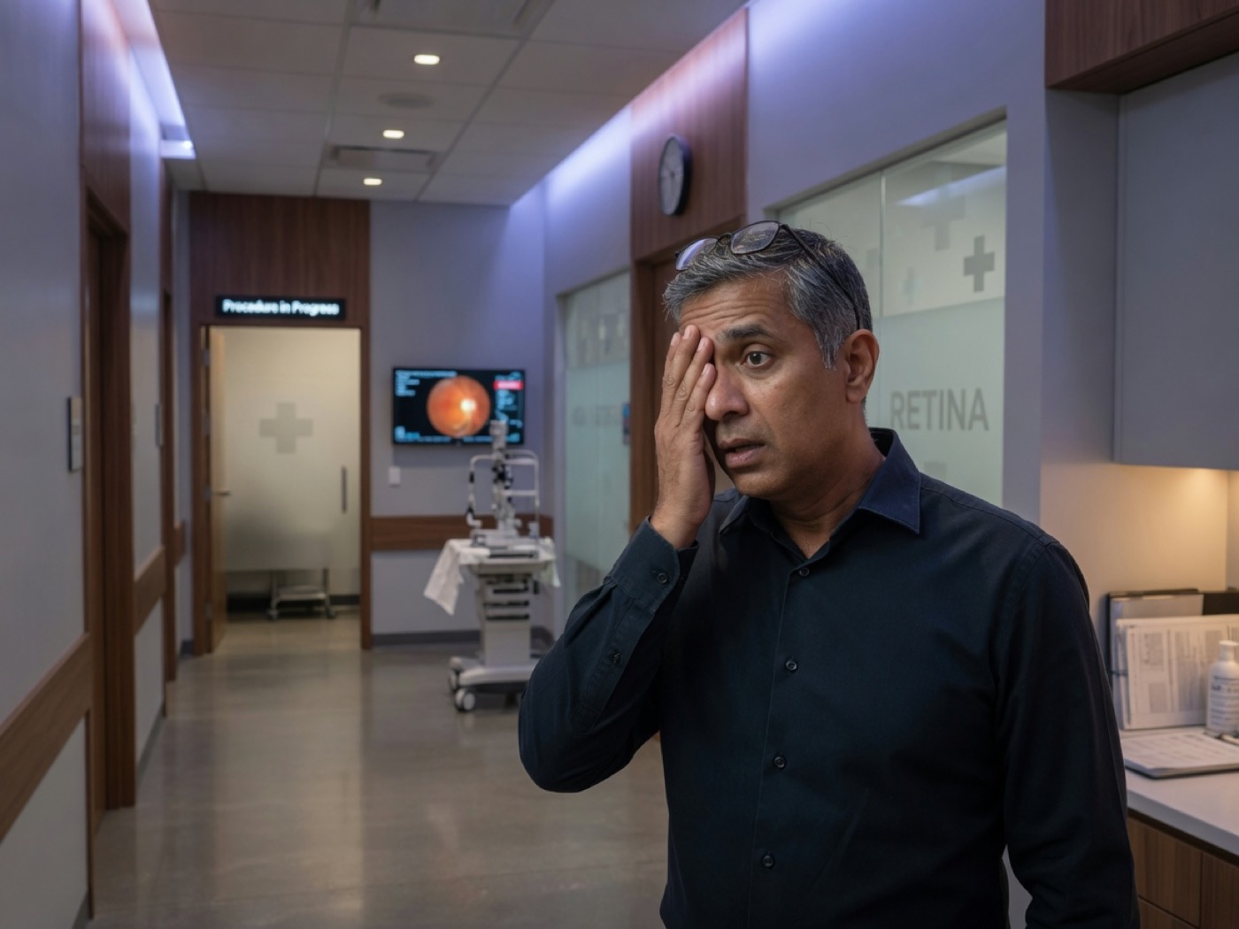 Sinais de urgência em descolamento de retina